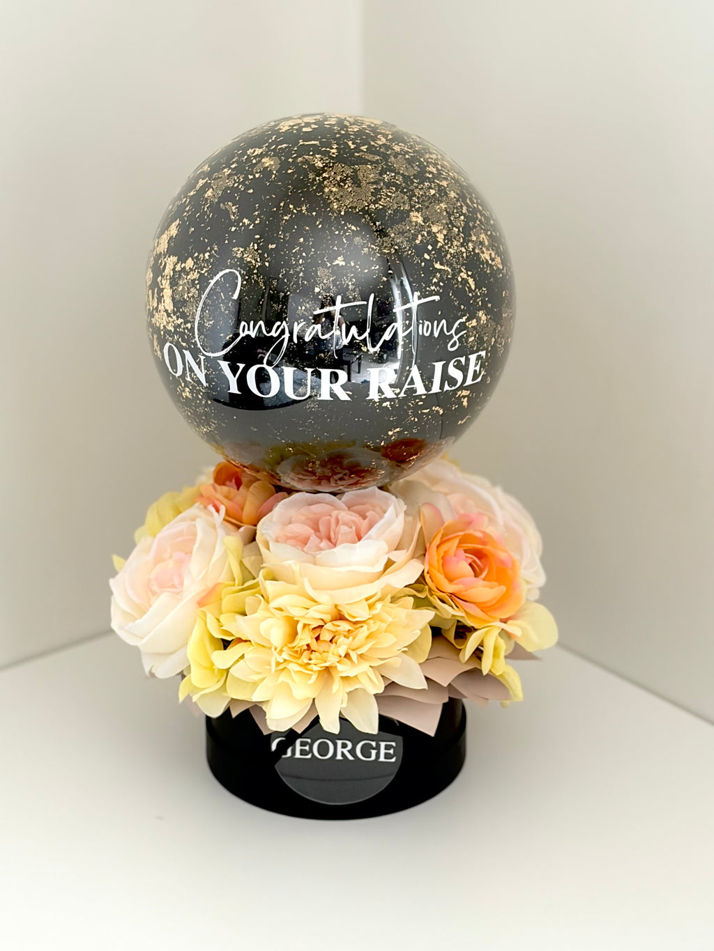 Artificial Flowers Hot Air Balloon Bouquet