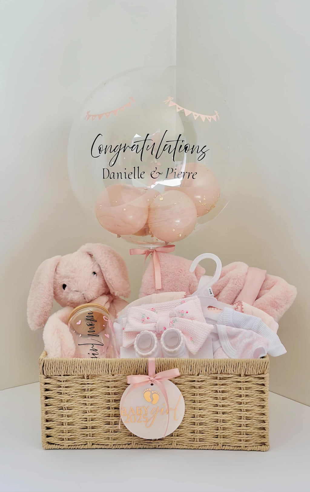 Baby Girl Baby Basket