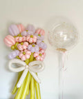 Clear Bubble with Flower Bouquet Package