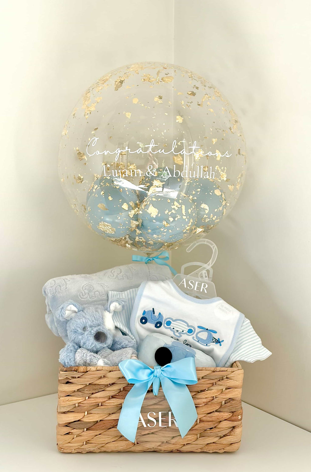 Baby Boy Baby Basket