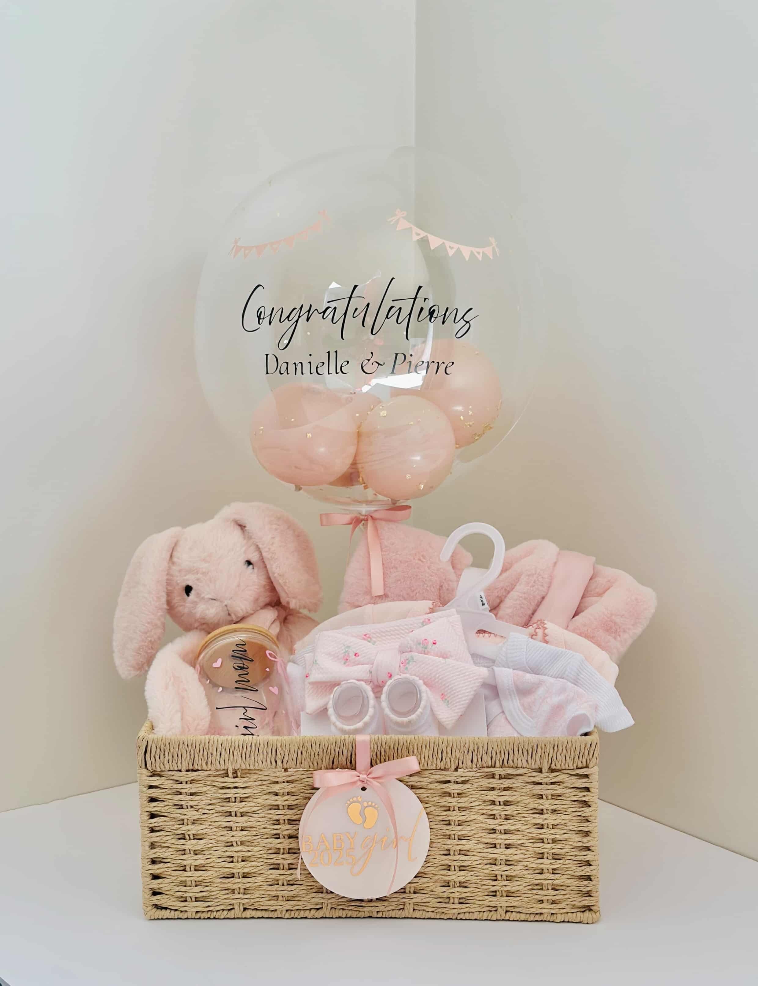 Baby Girl Baby Basket